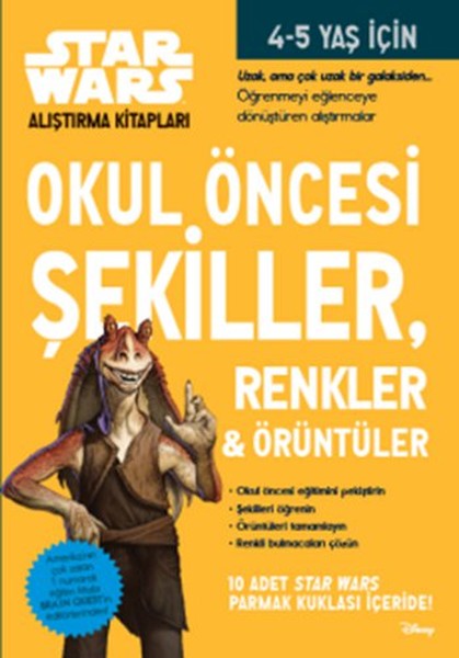 Starwars Alıştırma Kitapları - Okul Öncesi Şekiller Renkler ve Örüntüler