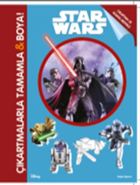 Disney Starwars - Çıkartmalarla Tamamla ve Boya