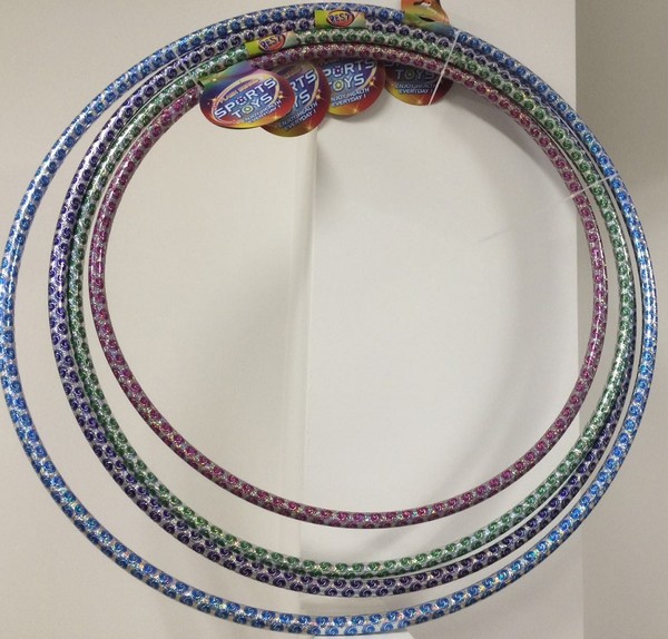 Laser Hula Hoop (82/76/72/66 cm) With Beads Inside S3017K D&R