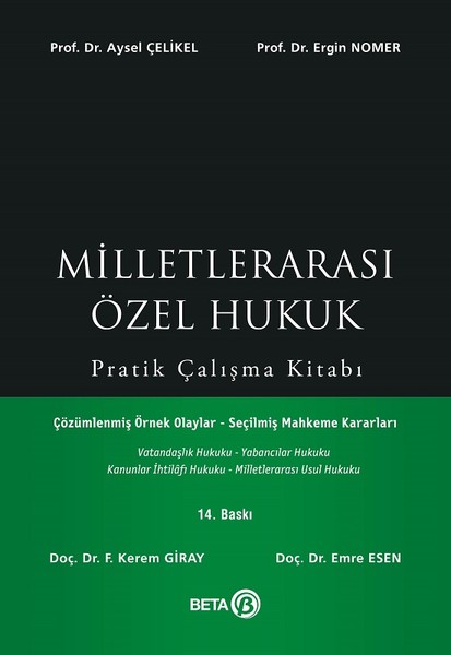 Milletlerarası Özel Hukuk Pratik Çalışma Kitabı