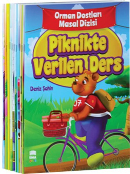 Orman Dostları Masal Dizisi Seti - Piknikte Verilen Ders Kitap Takım