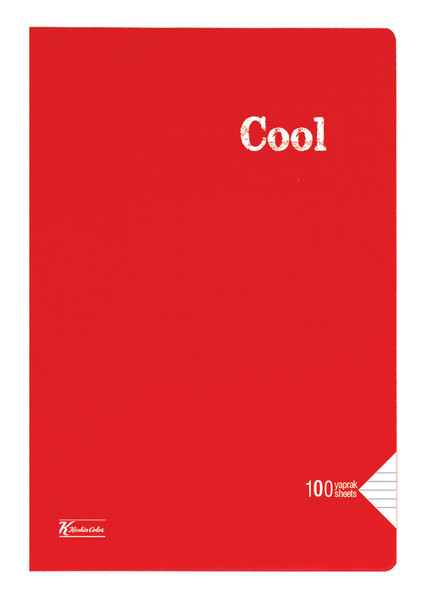 K.Color A4 100Yp.Çizgili PP Kp.Dikisli Cool Defter 321861-99