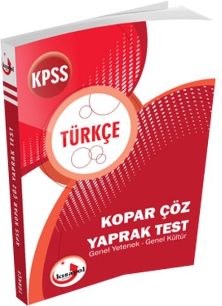 2017 KPSS Türkçe Kopar Çöz Yaprak Test