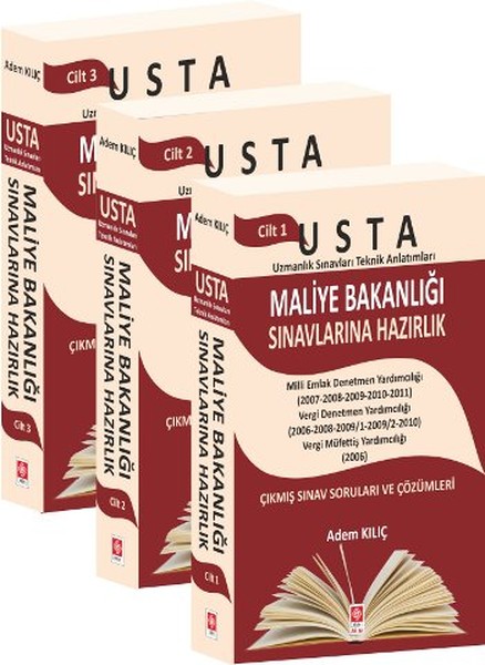 Usta Maliye Bakanlığı Sınavlarına Hazırlık - 3 Kitap Takım