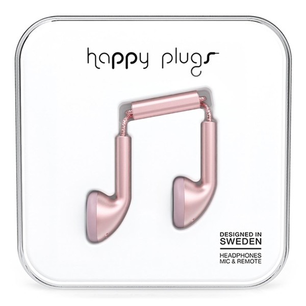 Happy Plugs Earbud Pink Gold Klk. h.p.7835