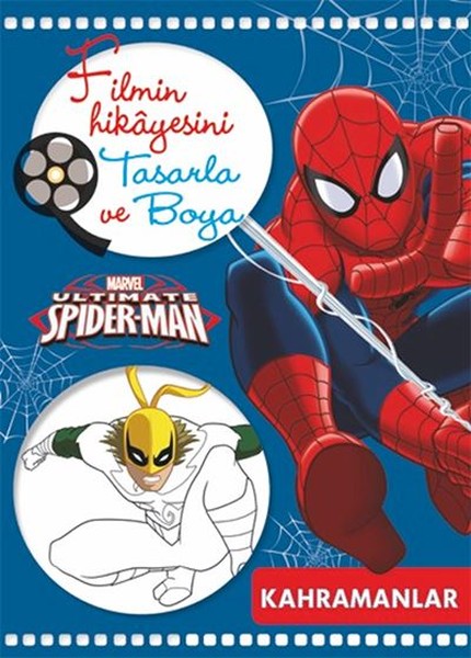 Marvel Ultimate Spider-Man Kahramanlar Filmin Hikayesini Tasarla ve Boya