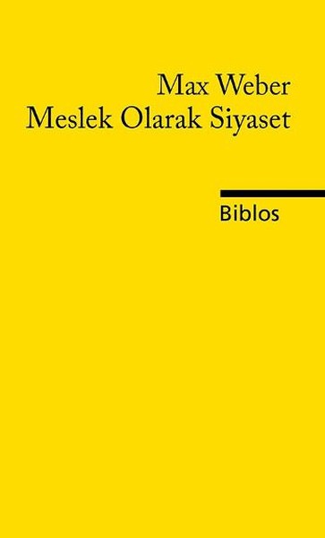 Meslek Olarak Siyaset