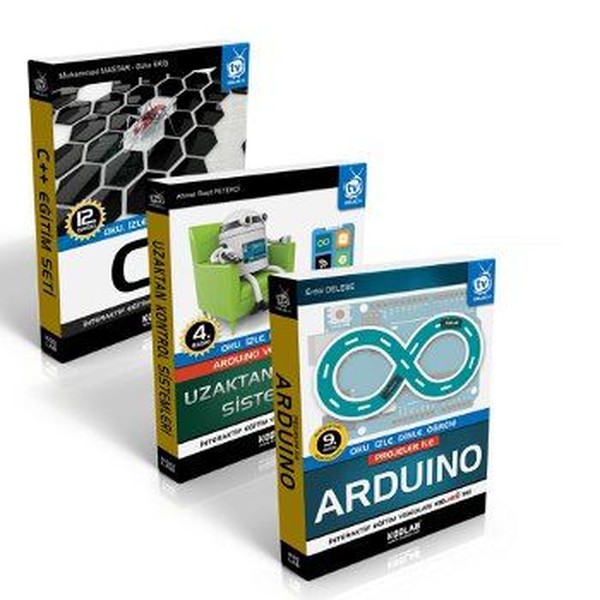 Arduino Eğitim Seti 2-4 Kitap Takım