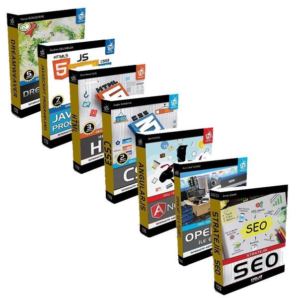 Yeni Nesil Web Tasarım Seti 7 Kitap Takım