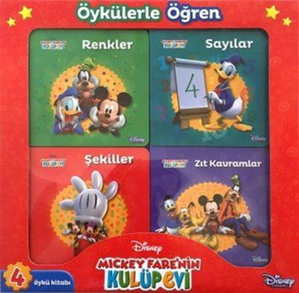 Mickey Fare'nin Kulüpevi-4 Kitap Takım