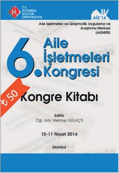 Kongre Kitabı 6. Aile İşletmeleri Kongresi