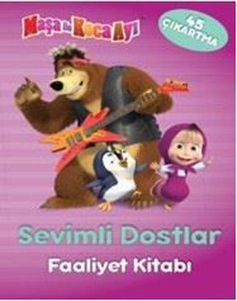 Maşa İle Koca Ayı Sevimli Dostlar Faaliyet Kitabı