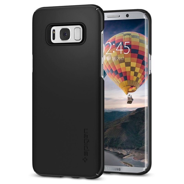 Spigen Galaxy S8 Plus Kılıf Thin Fit - Black