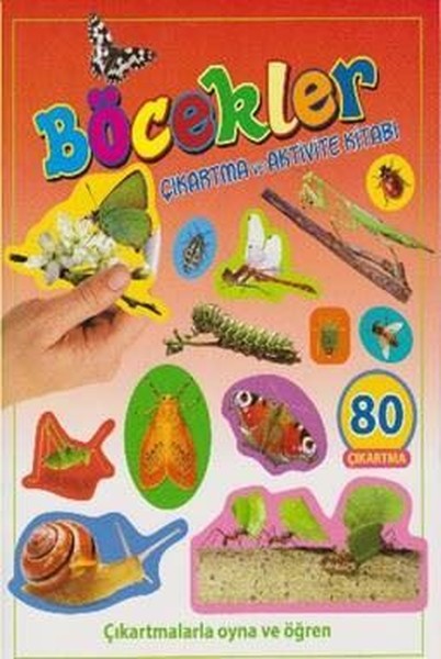 Böcekler Çıkartma ve Aktivite Kitabı