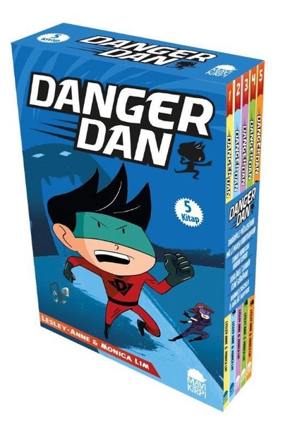 Danger Dan Seti-5 Kitap Takım