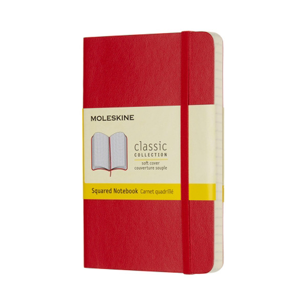 Moleskine Klasik XL Boy Yumuşak Kapak Çizgili Defter Kırmızı