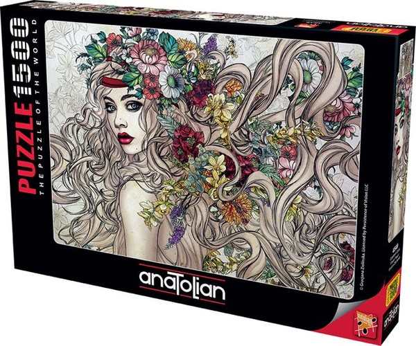 Anatolian 4549 Çiçeklerin Gücü 1500 Parça Puzzle