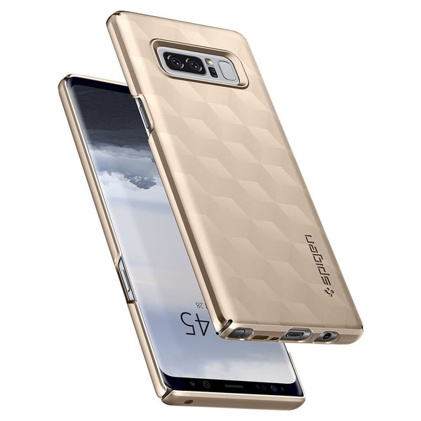 Spigen Galaxy Note 8 Kılıf Thin Fit - Gold Maple