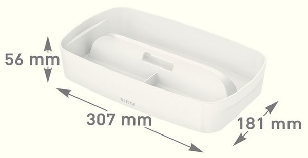 Leitz MyBox Kulplu Geniş Düzenleme Aparatı Beyaz