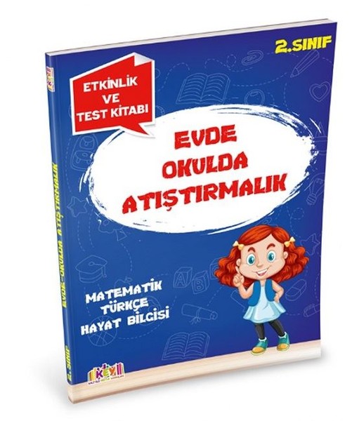 2.Sınıf Evde Okulda Atıştırmalık Etkinlik ve Test Kitabı