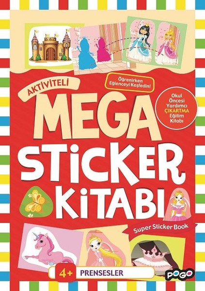 Prensesler-Mega Sticker Kitabı