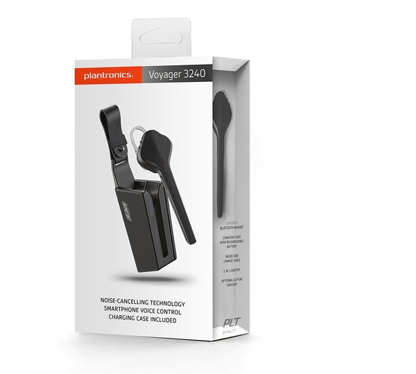 Plantronics Voyager 3240 Bluetooth Kulakiçi Kulaklık + Şarjlı Kılıf (Çift Telefon ve Müzik Desteği)