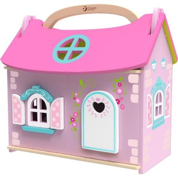 Classic World Ahşap Rüya Evi Prenses Evi Mobilyalı W/4156 D&amp;R