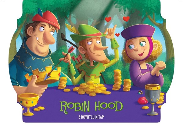 Robin Hood-3 Boyutlu Kitap