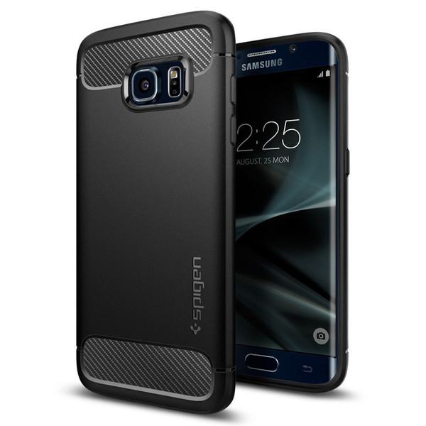 Spigen Galaxy S7 Edge Kılıf Rugged Armor - Black