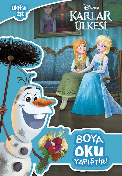 Disney Karlar Ülkesi  Olaf’ın İşi Boya Oku Yapıştır