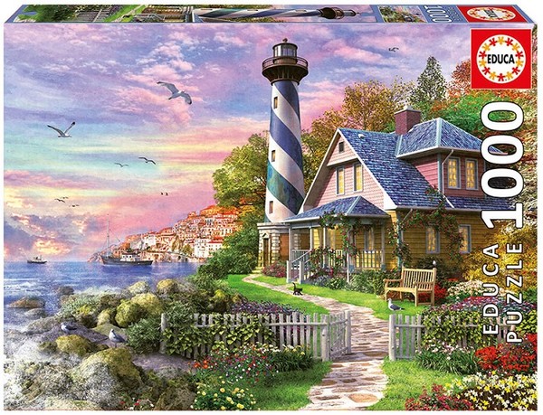 Educa 17740 Lighthouse At Rock Bay 1000 Parça Puzzle