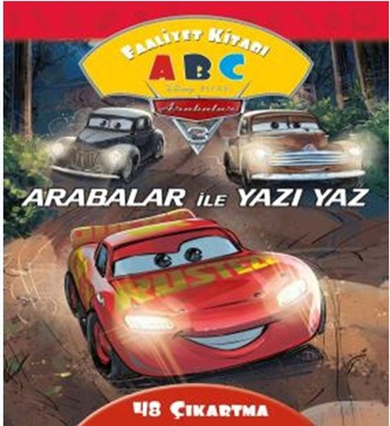 Disney Arabalar 3-Arabalar ile Yazı Yaz Faaliyet Kitabı