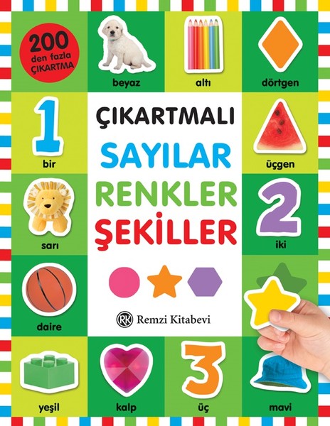 Çıkartmalı Sayılar, Renkler, Şekiller