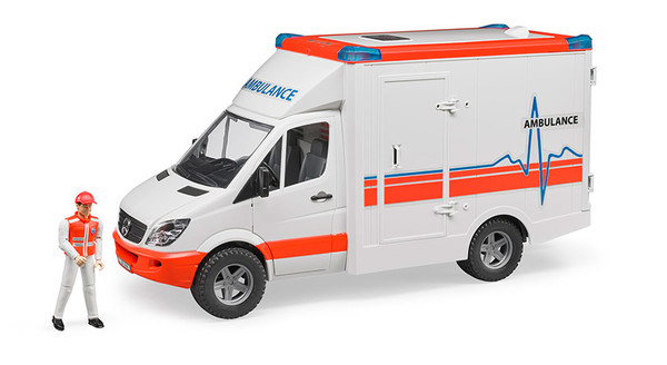 Bruder-Mercedes Benz Sprinter Ambulans Ve Ekibi 2536