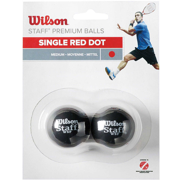 Wilson Squash Topu Staff 2 Ball Kırmızı