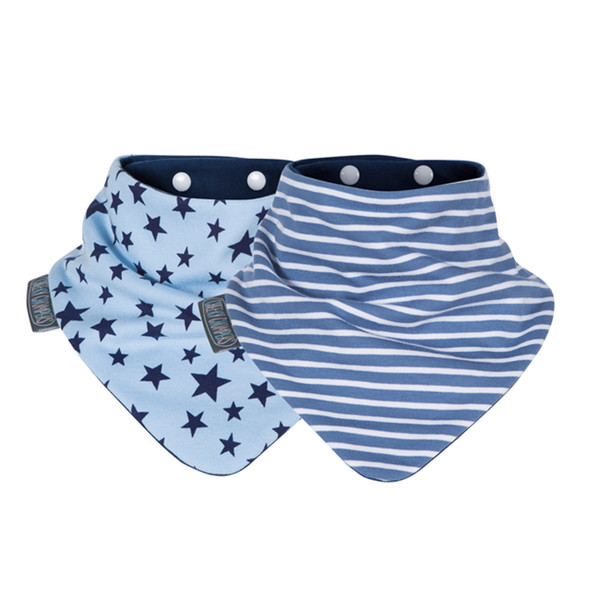 Cheeky Chompers Blue Stars & Stripes NeckerBIB