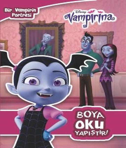 Disney Vampirina-Bir Vampirin Portresi Boya Oku Yapıştır