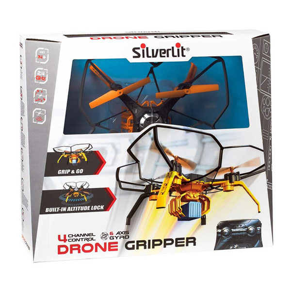 flybotic drone gripper