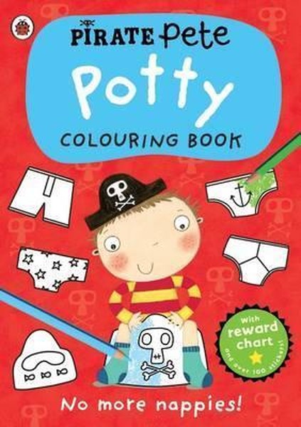 Pirate Pete: Potty Colouring Book (Pirate Pete and Princess Polly)