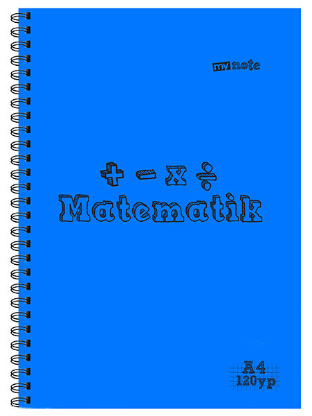 Mynote Matematik Defteri A4 120 Yp Kareli