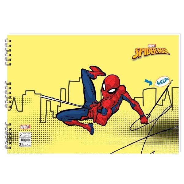 Spider-Man 17x25cm Picture Book - Spiral Bound Drawing Sketch Book For Kids