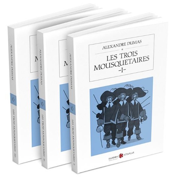 Les Trois Mousquetaires-3 Kitap Takım