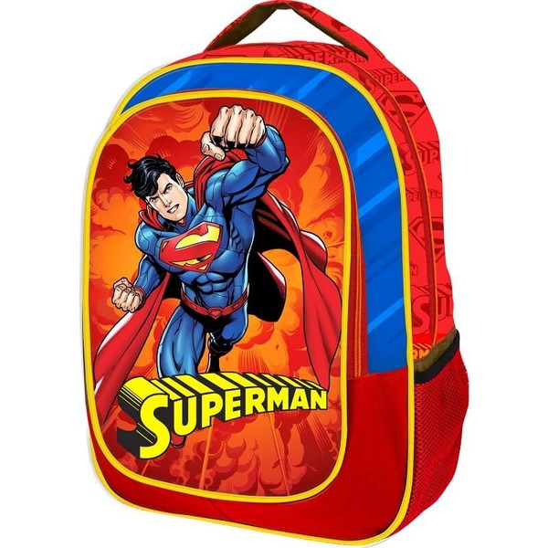 Superman İlkokul Çantası Tek Gözlü