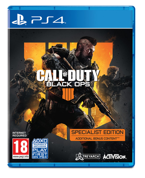 Activision Call Of Duty Black Ops 4 Specialist Edition PS4 Oyun