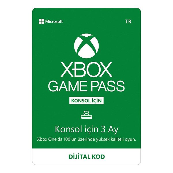 Xbox Game Pass Konsol İçin 3 Ay