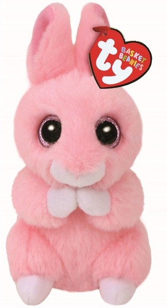 Ty-Pelüş-Jasper-Pink Bunny Basket Beanie 15 cm