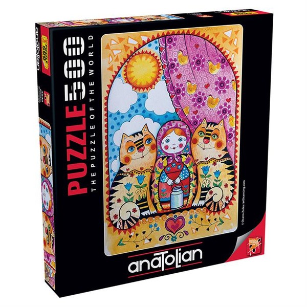 Anatolian 3606 Matruşka 500 Parça Puzzle