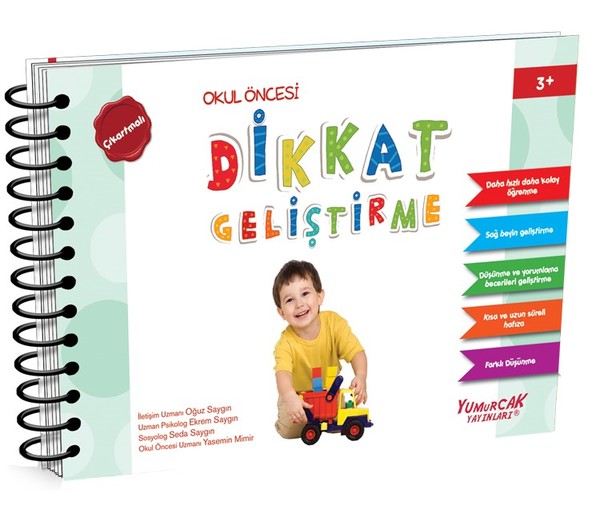 Dikkat Geliştirme 3 Yaş Kitabı