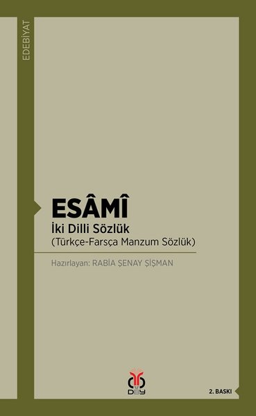 Esami - İki Dilli Sözlük Türkçe Frasça Manzum Sözlük