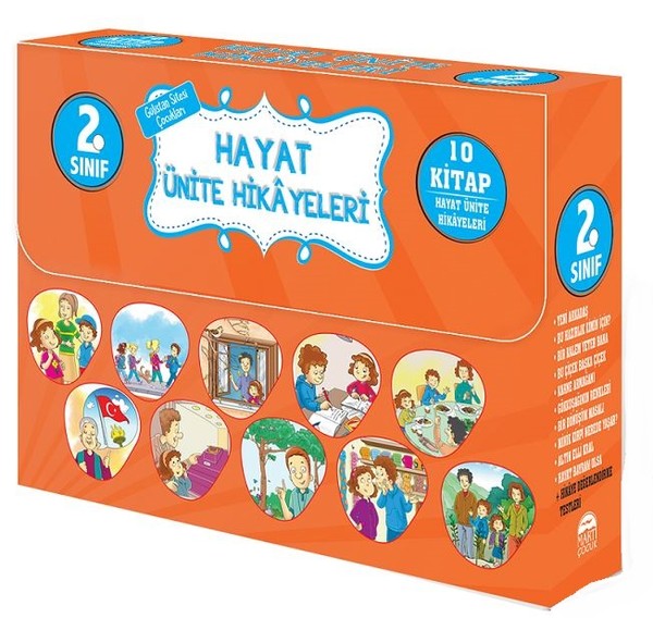 2. Sınıf Hayat Ünite Hikayeleri Seti - 10 Kitap Takım